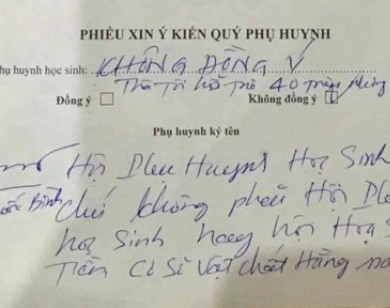 Nhiều nước không có Ban phụ huynh, không có phụ phí đầu năm học