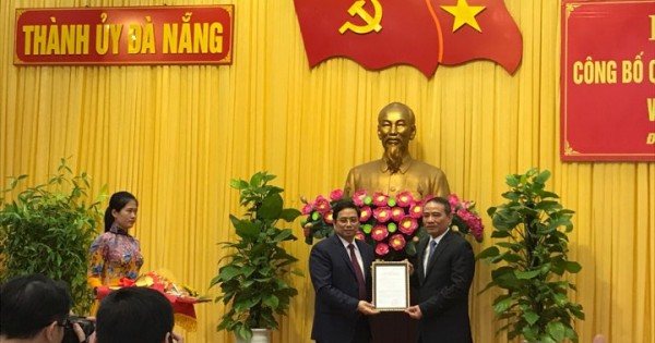 Ông Trương Quang Nghĩa được bổ nhiệm làm Bí thư Thành ủy Đà Nẵng
