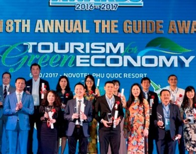 Vietjet đoạt giải “Hãng hàng không tiên phong” tại The Guide Awards 2017