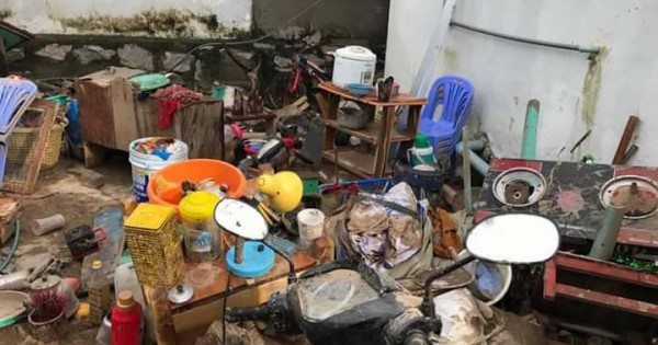 Xã đảo Lại Sơn tan hoang do mưa lớn