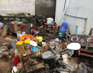 Xã đảo Lại Sơn tan hoang do mưa lớn