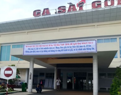 Giám đốc ga Sài Gòn khuyến cáo hành khách cảnh giác với “cò vé” tàu tết 2018
