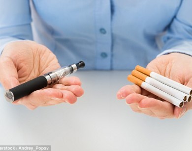 Thuốc lá điện tử gây bệnh phổi chết người như thuốc lá thông thường
