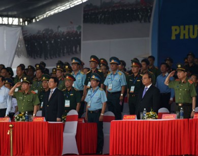 Thủ tướng dự lễ xuất quân, diễn tập phương án bảo vệ Tuần lễ Cấp cao APEC