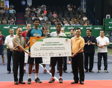 Giải Quần vợt Quốc tế Hưng Thịnh Vietnam Open 2017: Hy vọng thành tài của các tay vợt trẻ Việt Nam