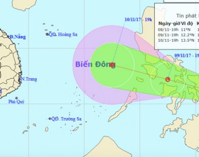 Dự báo thời tiết 9/11: Áp thấp nhiệt đới đang mạnh lên, tiến vào biển Đông