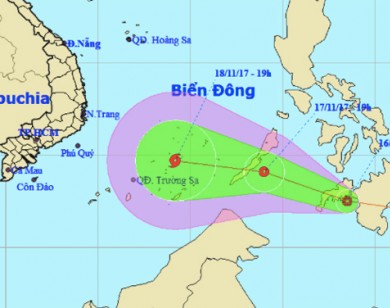 Dự báo thời tiết ngày 17/10: Áp thấp sẽ vào biển Đông, hướng thẳng Nam Bộ