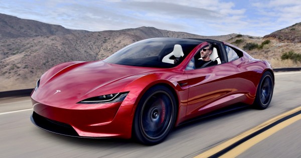 Ngắm hình ảnh thực tế đầu tiên cực đẹp của siêu xe điện Tesla Roadster