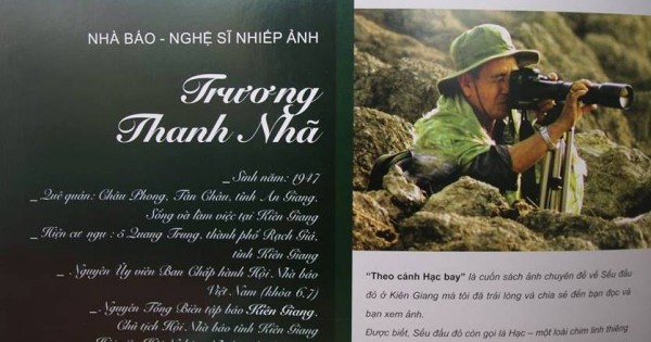 Nhà báo Trương Thanh Nhã gửi gì trong sách ảnh 'Theo cánh Hạc bay'?