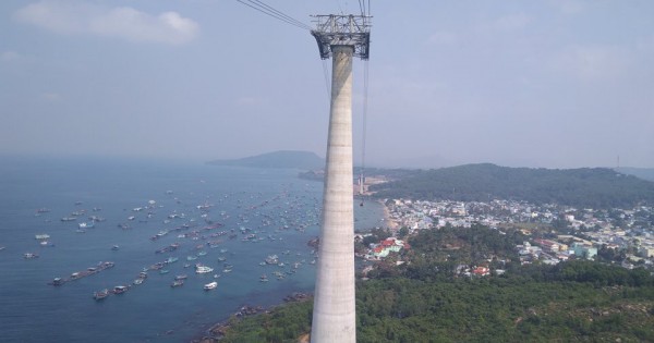 Khánh thành tuyến cáp treo vượt biển dài nhất thế giới tại Phú Quốc