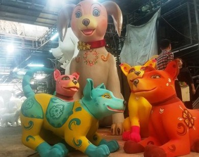 TPHCM tất bật thi công đường hoa Nguyễn Huệ Tết Mậu Tuất 2018