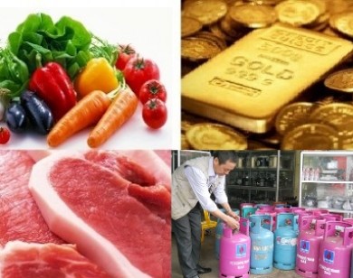Tiêu dùng trong tuần: Giá vàng, gas và các loại rau củ quả đều giảm mạnh
