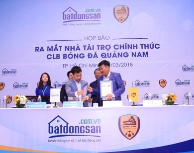 Tập đoàn Đại Việt Group tài trợ chính cho CLB bóng đá Quảng Nam