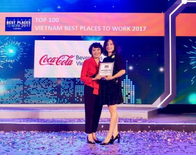 Coca-Cola Việt Nam: Đạt Top 5 nơi làm việc tốt nhất năm 2017