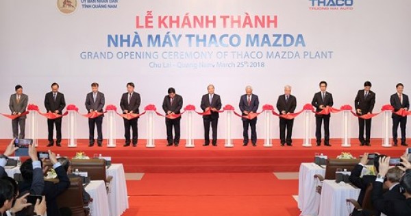 THACO khánh thành nhà máy Mazda lớn và hiện đại nhất Đông Nam Á