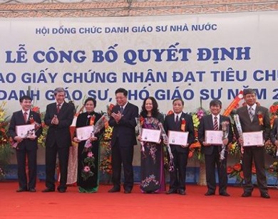 Danh sách ứng viên đạt tiêu chuẩn giáo sư, phó giáo sư sau rà soát