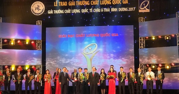 Gần 80 doanh nghiệp đạt Giải thưởng Chất lượng Quốc gia 2017