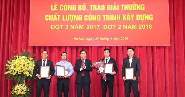 Hòa Bình đoạt 5 giải thưởng công trình xây dựng chất lượng cao