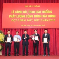 Hòa Bình đoạt 5 giải thưởng công trình xây dựng chất lượng cao