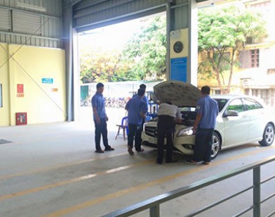 Đình chỉ hoạt động một dây chuyền của Trung tâm đăng kiểm xe cơ giới 29-09D ở Hà Nội