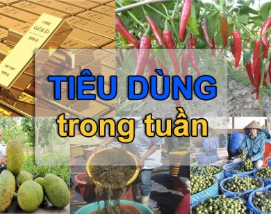 Tiêu dùng trong tuần: Giá vàng, tôm, trái cây giảm mạnh trong khi giá rau củ tăng