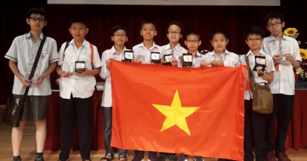 Học sinh Việt Nam xuất sắc đoạt 6 huy chương vàng tại Olympic Toán Châu Á - Thái Bình Dương