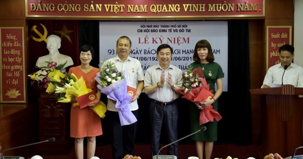 Chi hội báo Kinh tế và Đô thị mitting kỷ niệm 93 năm Ngày Báo chí Cách mạng Việt Nam