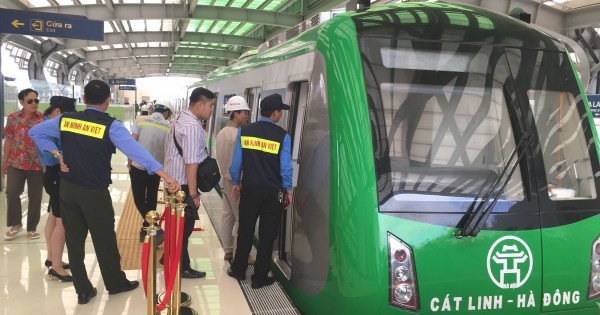 Tháng 8, chạy thử tàu Cát Linh - Hà Đông