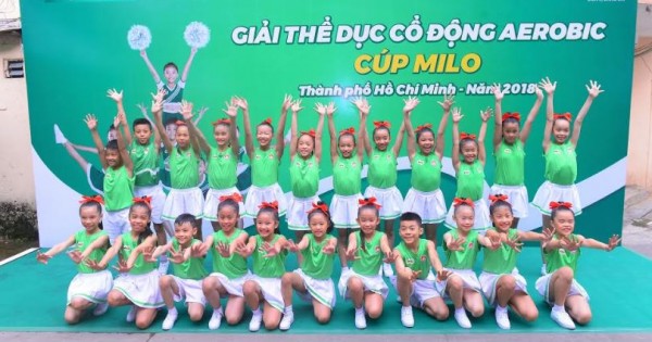 Khai mạc giải thể dục cổ động aerobic TP.HCM cúp Milo lần 2 - 2018