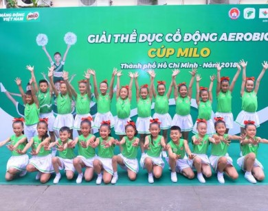 Khai mạc giải thể dục cổ động aerobic TP.HCM cúp Milo lần 2 - 2018