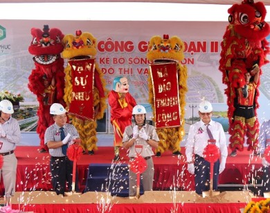 Khởi công giai đoạn II tuyến kè bờ sông Sài Gòn