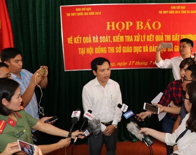 Đề nghị khởi tố điều tra vụ sửa điểm thi THPT quốc gia ở Hà Giang