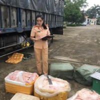 Bắt giữ 2,5 tấn thịt lợn hôi thối trên đường đi TP Hồ Chí Minh tiêu thụ