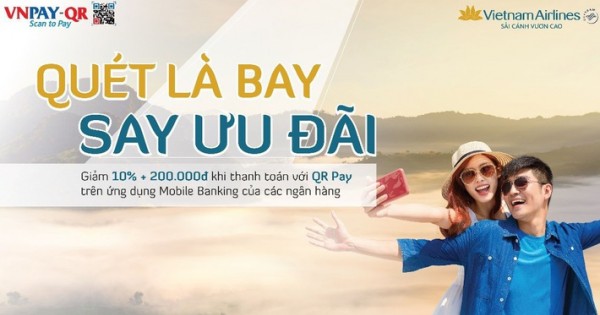 Vietnam Airlines phối hợp VNPAY ưu đãi khách hàng thanh toán trực tuyến