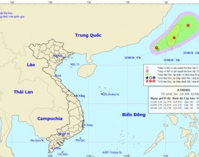 Tiếp tục xuất hiện áp thấp nhiệt đới trên Biển Đông