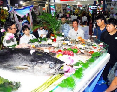 Khai mạc "Hội chợ Triển lãm quốc tế thủy sản Việt Nam 2018" lớn nhất từ trước đến nay