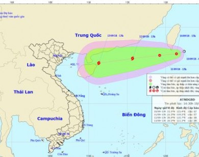 Công điện khẩn ứng phó với áp thấp nhiệt đới gần biển Đông