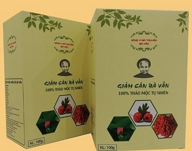 Thuốc "Giảm cân bà Vần" giả mạo giấy phép của Cục An toàn thực phẩm