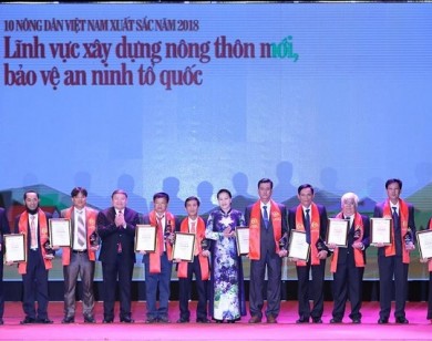 Tôn vinh 63 nông dân xuất sắc năm 2018