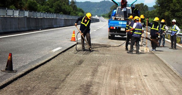 Đã hoàn thành sửa chữa hư hỏng trên cao tốc Đà Nẵng - Quảng Ngãi