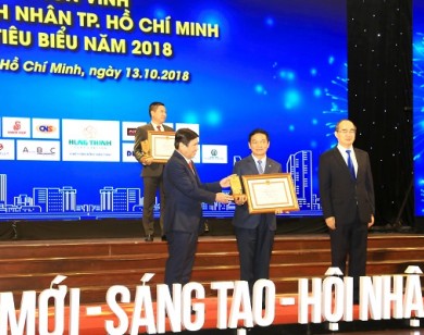 Hòa Bình lọt vào top 10 doanh nghiệp TP Hồ Chí Minh tiêu biểu 2018