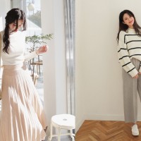 Học cách mix áo len tuyệt xinh đón thu