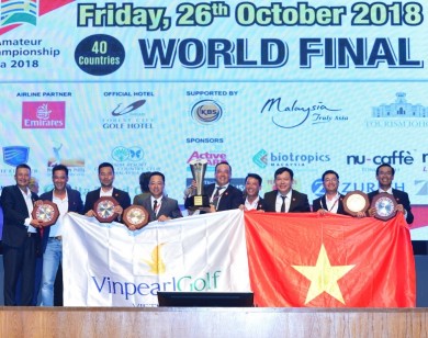 Những khoảnh khắc làm nên kỳ tích vô địch WAGC thế giới của đội tuyển golf Việt Nam