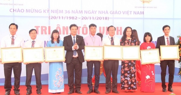 Tôn vinh 183 nhà giáo tiêu biểu toàn quốc