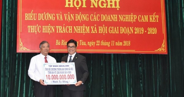 Tập đoàn Novaland cam kết thực hiện trách nhiệm xã hội tại Bà Rịa – Vũng Tàu