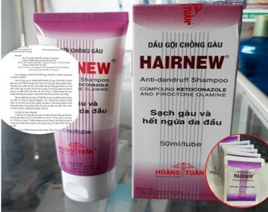 Thu hồi dầu gội chống gàu Hairnew do OCM Việt Nam sản xuất