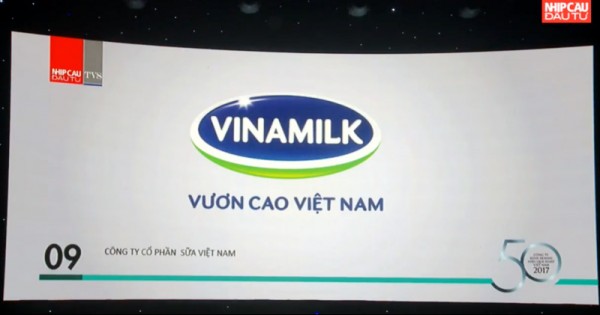 Vinamilk lọt top 50 công ty kinh doanh hiệu quả nhất Việt Nam năm 2018