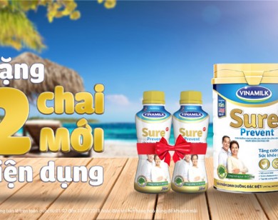 Khuyến mãi hấp dẫn từ Vinamilk Sure Prevent