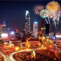 TP Hồ Chí Minh bắn pháo hoa 8 điểm mừng Tết dương lịch và Tết Nguyên đán 2019