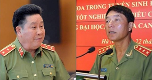 Khởi tố 2 nguyên Thứ trưởng Bộ Công an